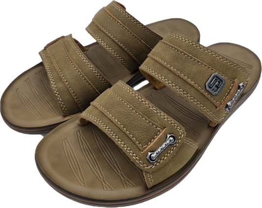 Men Sandals New Arrival - صندل رجالي تصميم جديد سحبة ماركة ستايل
