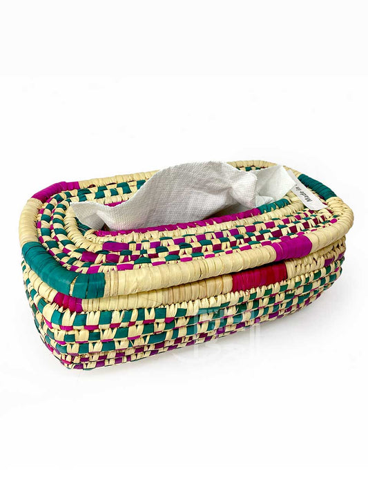 Tissue basket from Yemen سلة مناديل من اليمن AZ10