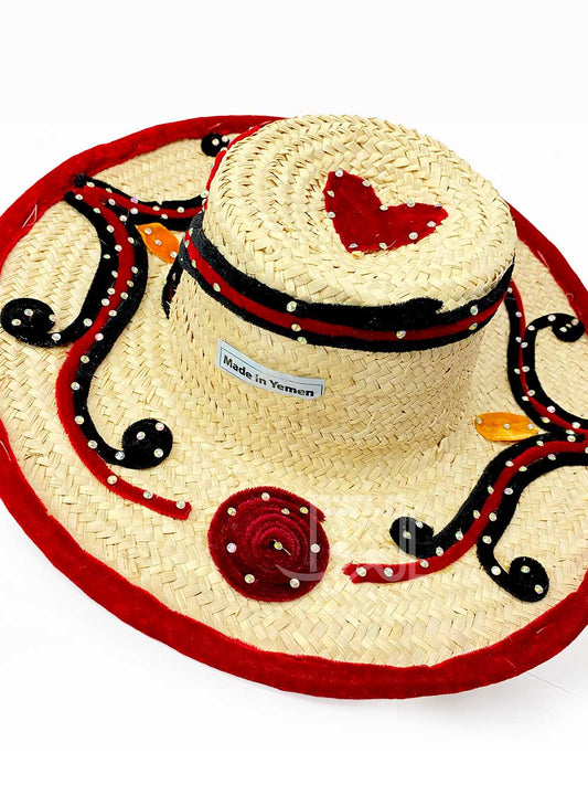 Authentic straw hate - قبعة القش AZ5