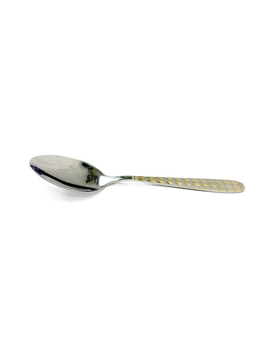 6 Piece Teaspoons Set - Made Of Stainless Steel - Spoons - Spoon Set - Tea Spoons - Serves 6 - KTW2 طقم ملاعق صغيرة 6 قطعة - مصنوع من الاستانلس ستيل - ملاعق - طقم ملاعق - ملاعق شاي - تكفي 6