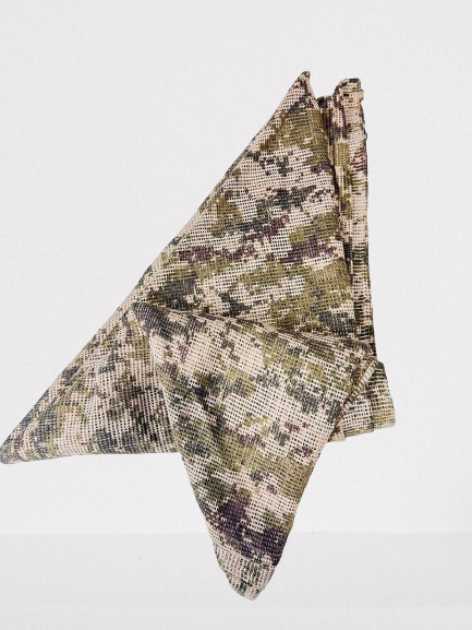 Army Design Yemeni Men Ghutra غترة يمنية ميري شبك جودة عالية