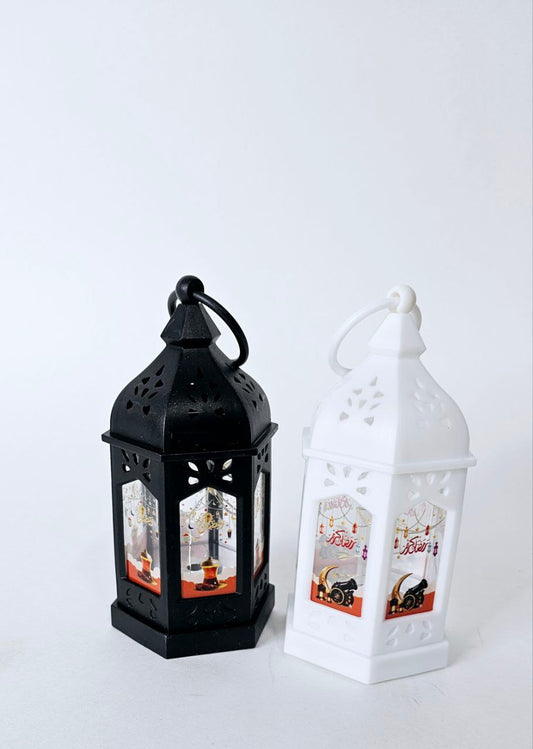 Black and white Lanterns - فانوس رمضان