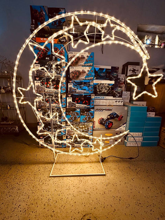 Large Ramadan Crescent - هلال رمضان مضيء