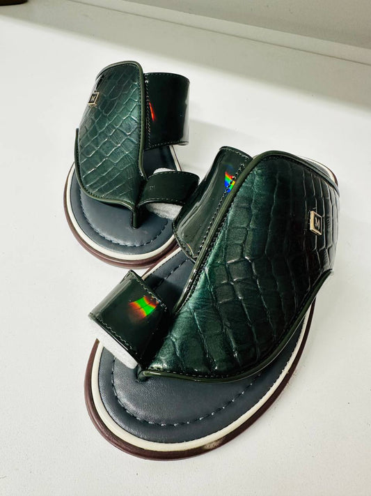 صندل شبابي يمني خليجي جلد Yemen Young Sandals