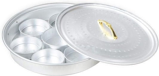 Food serving tray with lid cover - طقم تقديم الفطار