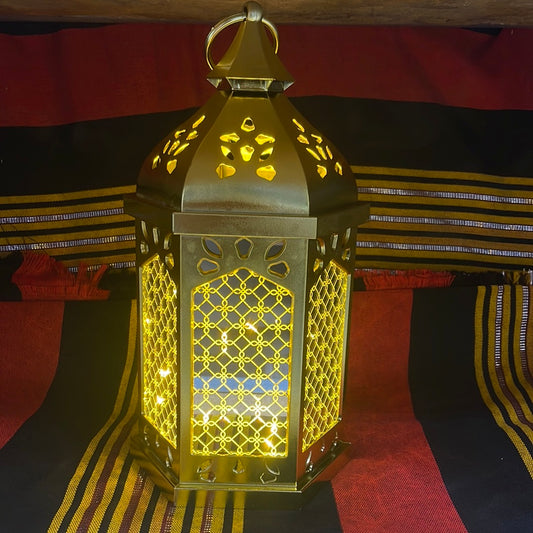 Decorative Ramadan fanous led light with a speaker