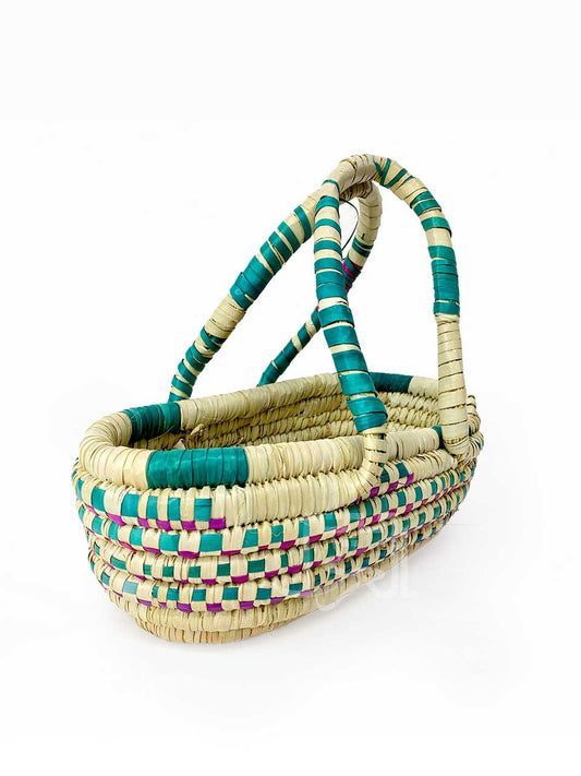 Hand made straw basket سلة قش عمل يد AZ2