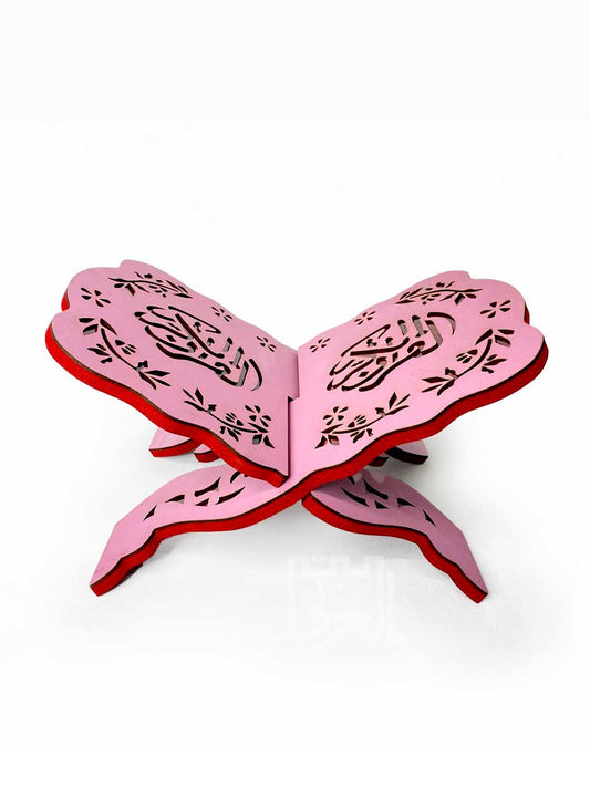 Foldable Pink Holy Quran Holder