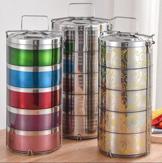 Stainless steel Thermal Lunch boxes -  حاويات طعام