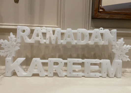 Ramadan Kareem LED Letter - رمضان كريم مضيئة
