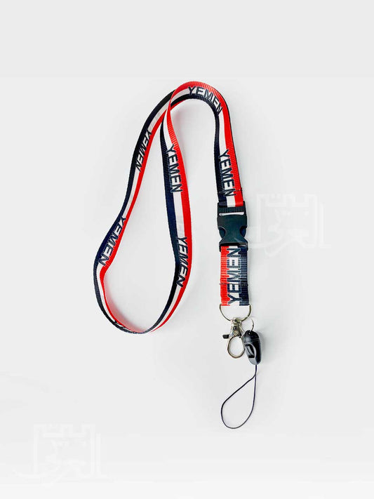 Yemen Flag Keychain with Quick Release Snap Buckle ACC 13 سلسلة مفاتيح علم اليمن مع إبزيم سريع الفك