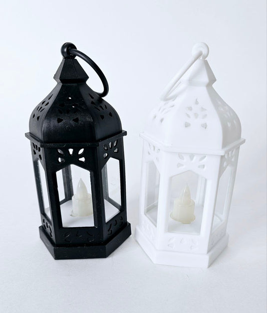 Black and white Lanterns -  فانوس رمضان