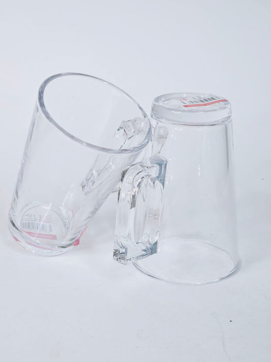 Plain glass tea cup - أكواب زجاج