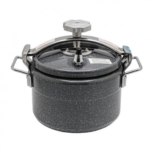 Black stainless steel pressure cooker  - دست ضغاط