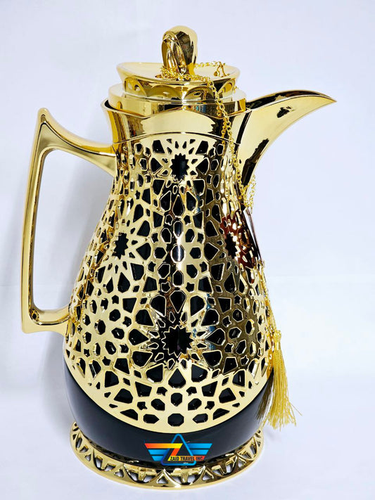 Gold Thermal Carafe for Tea/Coffee - ثلاجة قهوة و شاي